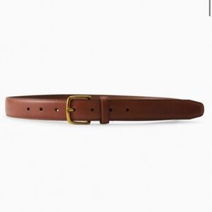 Babaton Leather Essential belt Cognac size L